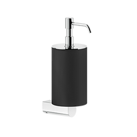 Gessi - Rilievo - Wall-mounted liquid soap dispenser - black - Chrome - 59514#031