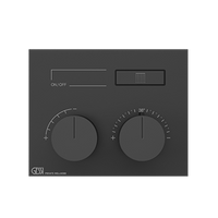 Gessi - Hi-Fi - TRIM PARTS ONLY External parts for thermostatic mixer for one function, with push-button on/off control
 - Chrome - 63002#031