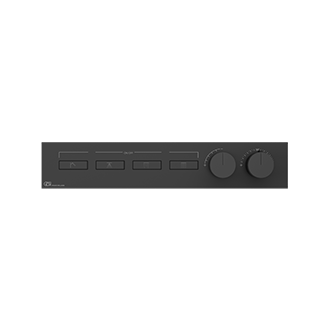 Gessi - Hi-Fi - TRIM PARTS ONLY External parts for thermostatic mixer for four simultaneous functions, with push-button on/off controls.
 - Chrome - 63016#031