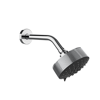 Gessi - Headshower Section - Wall-mounted adjustable multi-function shower head with arm:
 - Chrome - 63356#031