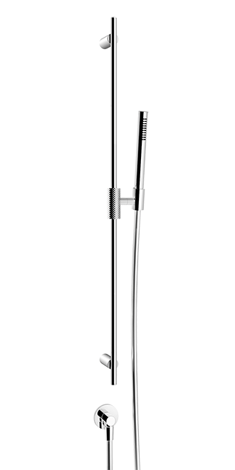 Gessi - Handshower Sets - Handshower and adjustable sliding rail set. DIAMANTATO 
 - Chrome - 63482#031