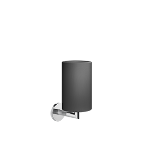 Gessi - Anello - Wall-mounted holder, black - Chrome - 63708#031