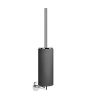 Gessi - Anello - Wall-mounted brush holder, black - Chrome - 63720#031