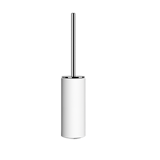 Gessi - Ingranaggio - Standing brush holder, white - Chrome - 63743#031