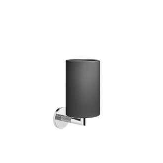 Gessi - Ingranaggio - Wall-mounted holder, black - Chrome - 63808#031