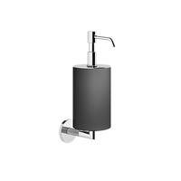 Gessi - Ingranaggio - Wall-mounted liquid soap dispenser - black - Chrome - 63814#031