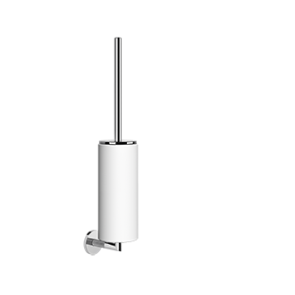 Gessi - Ingranaggio - Wall-mounted brush holder, white - Chrome - 63819#031