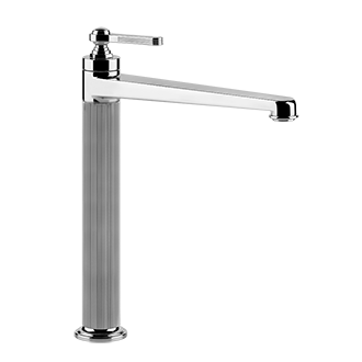 Gessi - Venti20 - Tall single lever washbasin mixer with pop-up assembly
 - Chrome - 65003#031