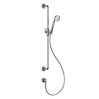 Gessi - Handshower Sets - Handshower and adjustable sliding rail set 
 - Chrome - 65142#031