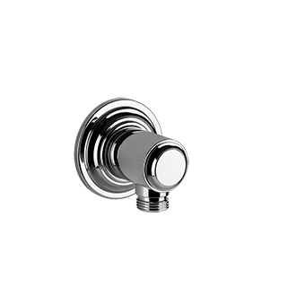 Gessi - Venti20 - Wall elbow with backplate
 - Chrome - 65169#031