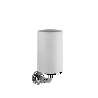 Gessi - Venti20 - Wall-mounted holder, white - Chrome - 65407#031