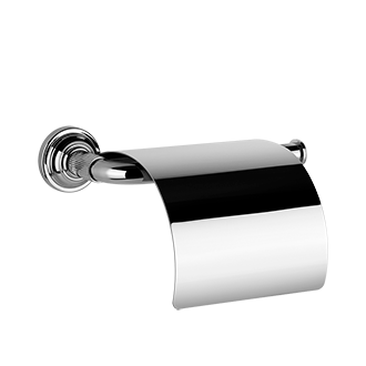 Gessi - Venti20 - Wall-mounted paper roll holder with cover - Chrome - 65449#031