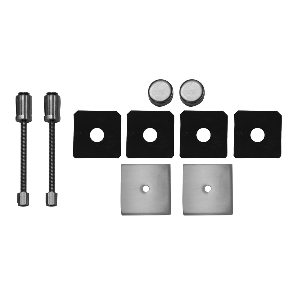 Glass Mounting Kit for H42 CUBIX® Front Mount Shower Door Pulls in Multiple Finishes