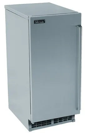 15 Inch Clear Ice Maker with 27 lb. Storage Capacity, 55 lbs. Production Capacity per 24 Hours, Front Vented and Forced Air Refrigeration System: Requires Custom Panel