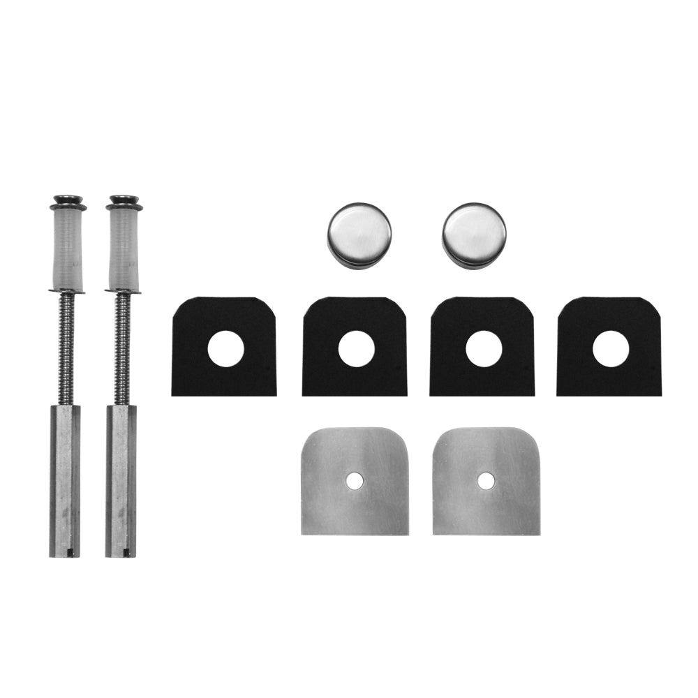 Glass Mounting Kit for H80 Front Mount Shower Door Pulls in Multiple Finishes