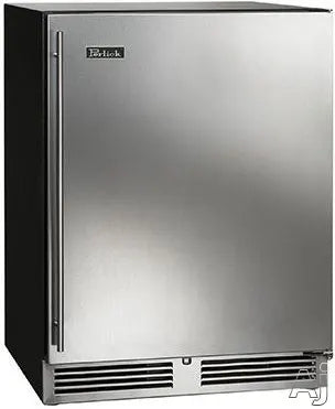 24 Inch Built-in Undercounter Refrigerator with 4.8 cu. ft. Capacity, 2 Full-Extension Shelves, Dial Controls, ADA Compliant, Optional Stacking Kit and ENERGY STAR®: Stainless Steel, Right Hinge Door Swing