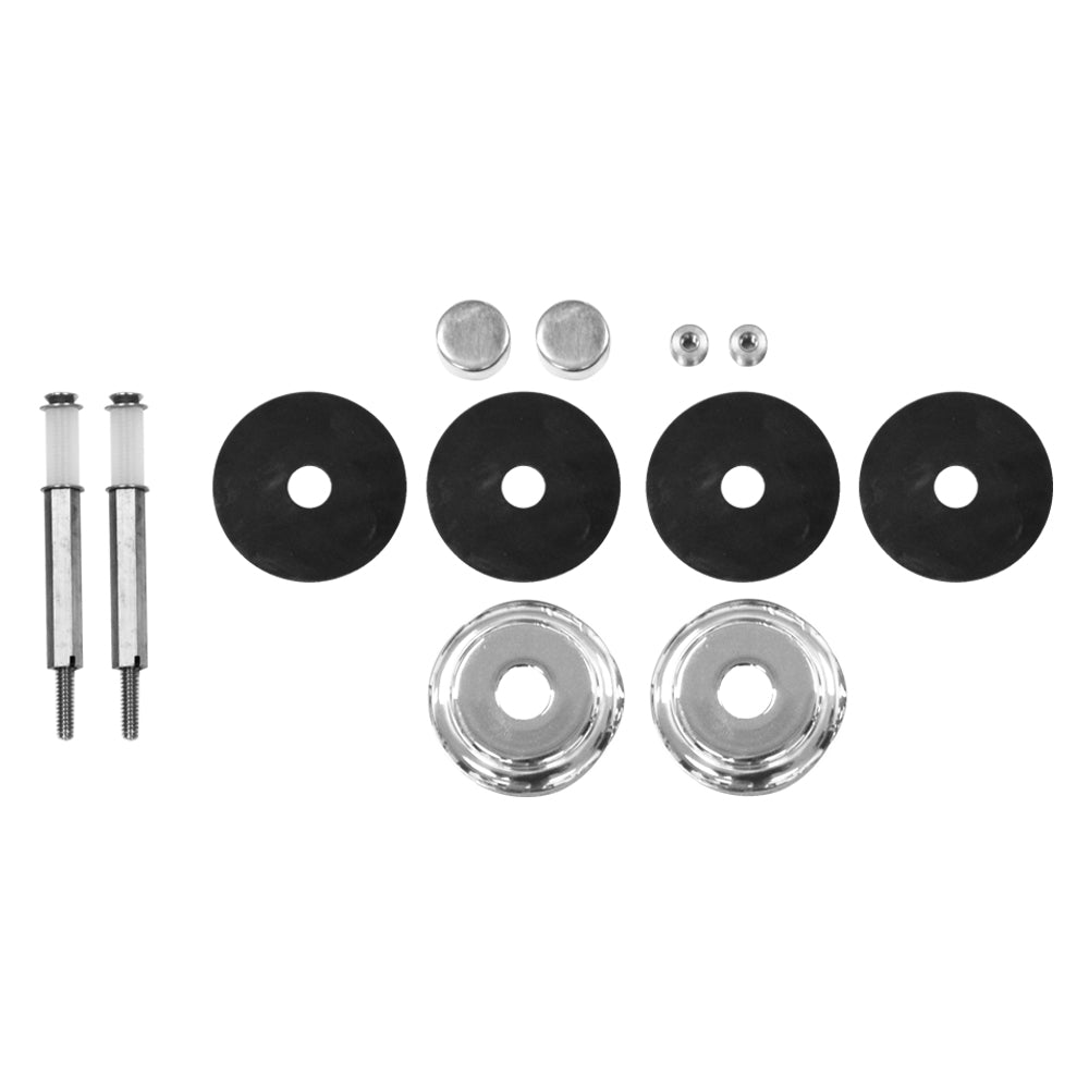 Glass Mounting Kit for H20 H21 H60 H61 Front Mount Shower Door Pulls in Multiple Finishes