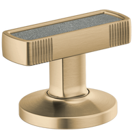 Brizo Kintsu®: Widespread Lavatory Knob with Concrete Inlay Handle Kit - Maison&Co.