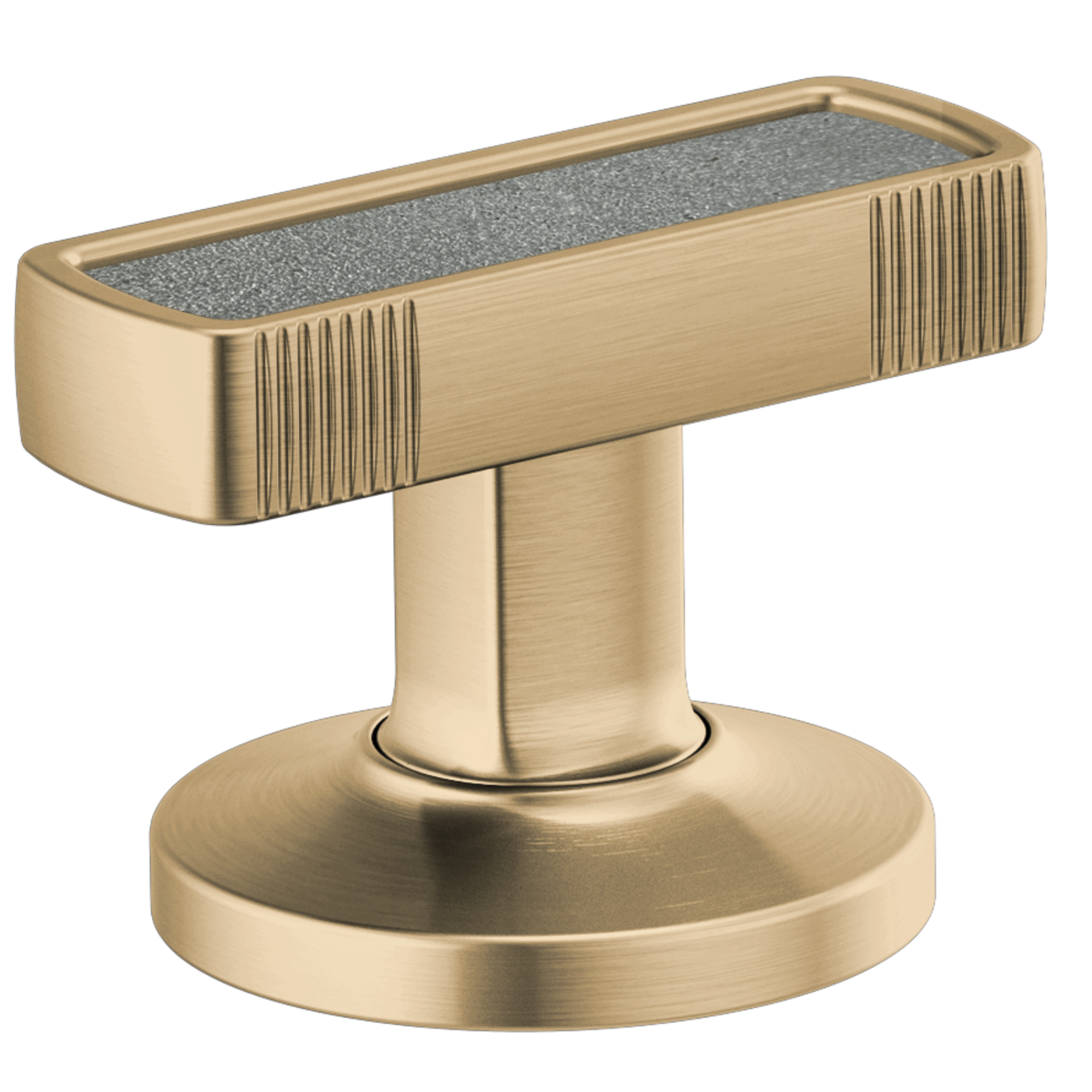 Brizo Kintsu®: Widespread Lavatory Knob with Concrete Inlay Handle Kit - Maison&Co.