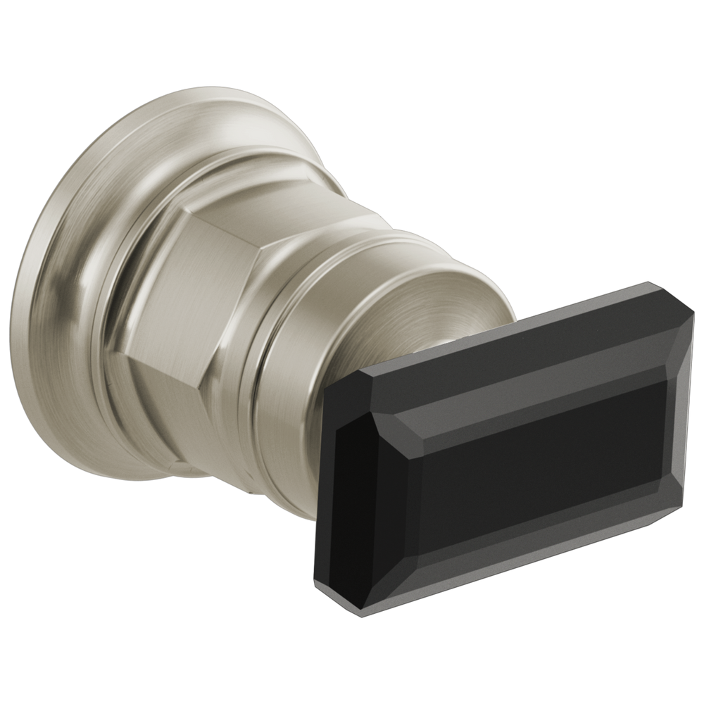 Brizo Invari®: Wall Mount Lavatory Black Crystal Knob Handle Kit - Maison&Co.