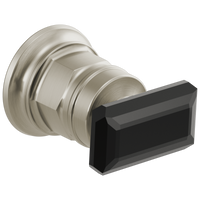 Brizo Invari®: Wall Mount Lavatory Black Crystal Knob Handle Kit - Maison&Co.