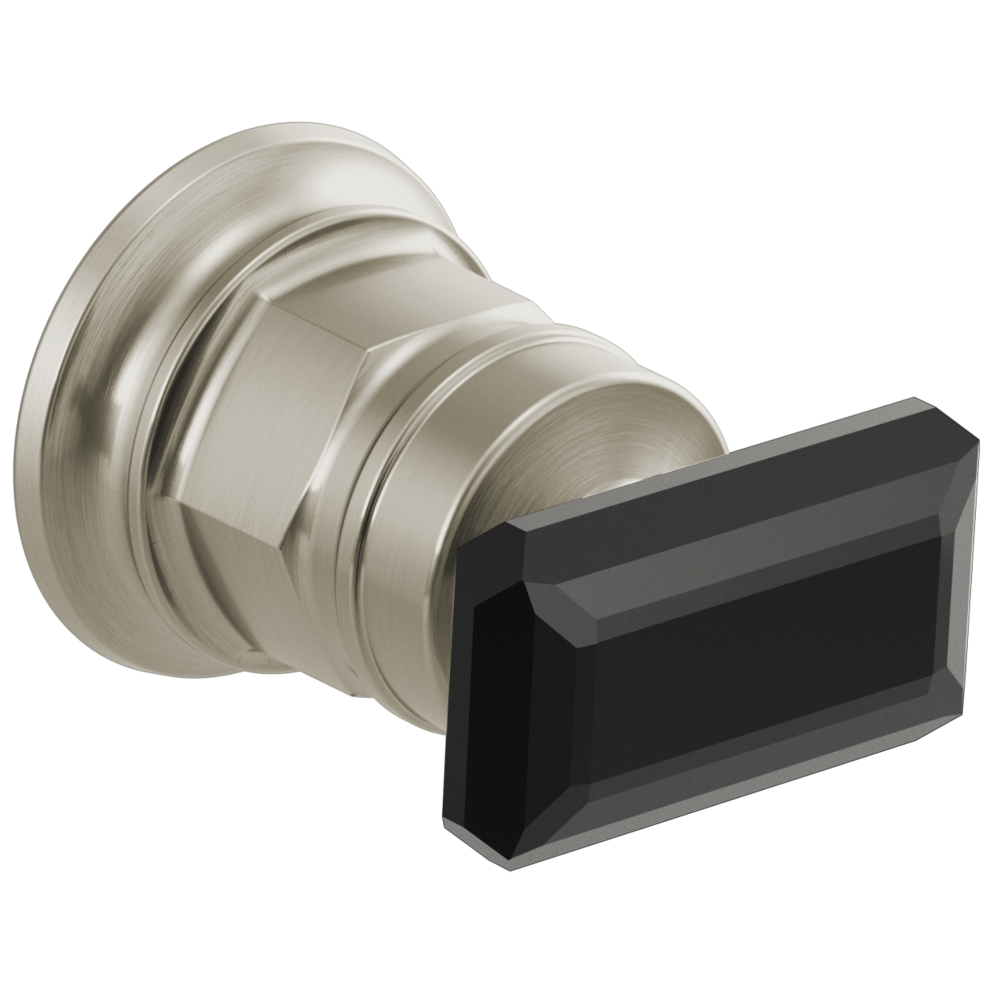 Brizo Invari®: Wall Mount Lavatory Black Crystal Knob Handle Kit - Maison&Co.