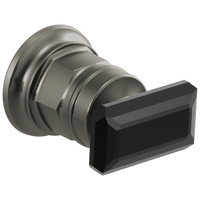 Brizo Invari®: Wall Mount Lavatory Black Crystal Knob Handle Kit - Maison&Co.