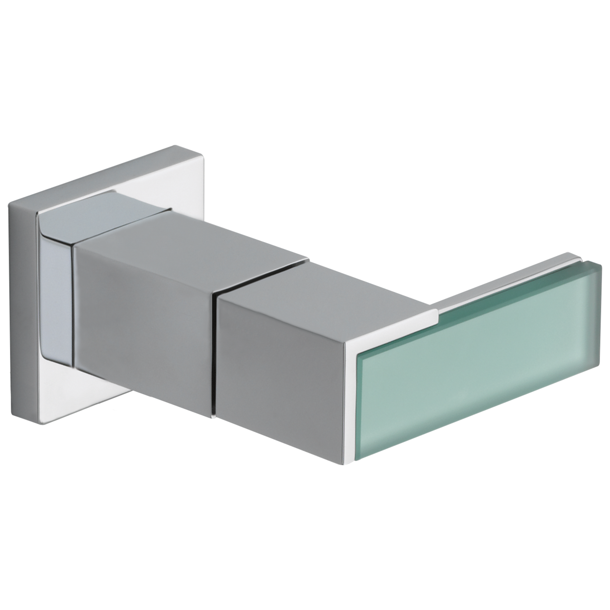 Brizo Siderna®: Wall Mount Lavatory Green Glass Lever Handle Kit - Maison&Co.