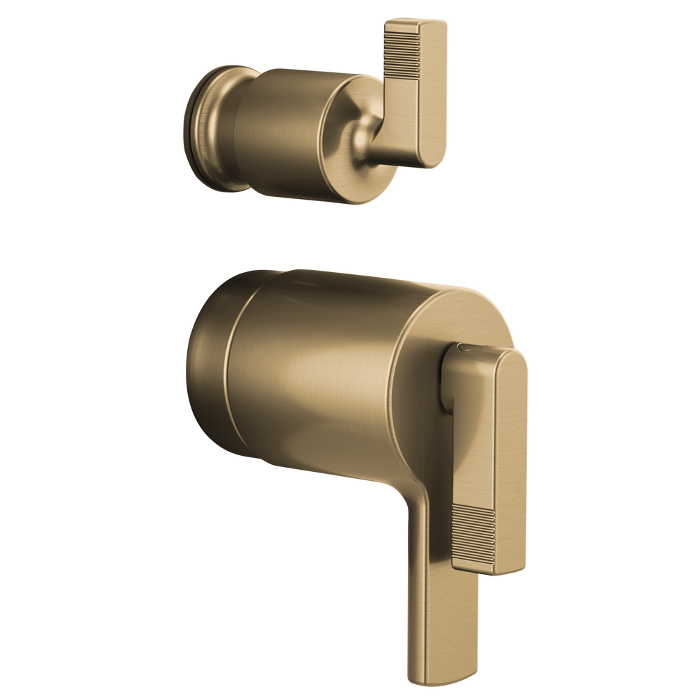 Brizo Kintsu®: TempAssure® Thermostatic Valve with Integrated Diverter Trim Lever Handle Kit - Maison&Co.