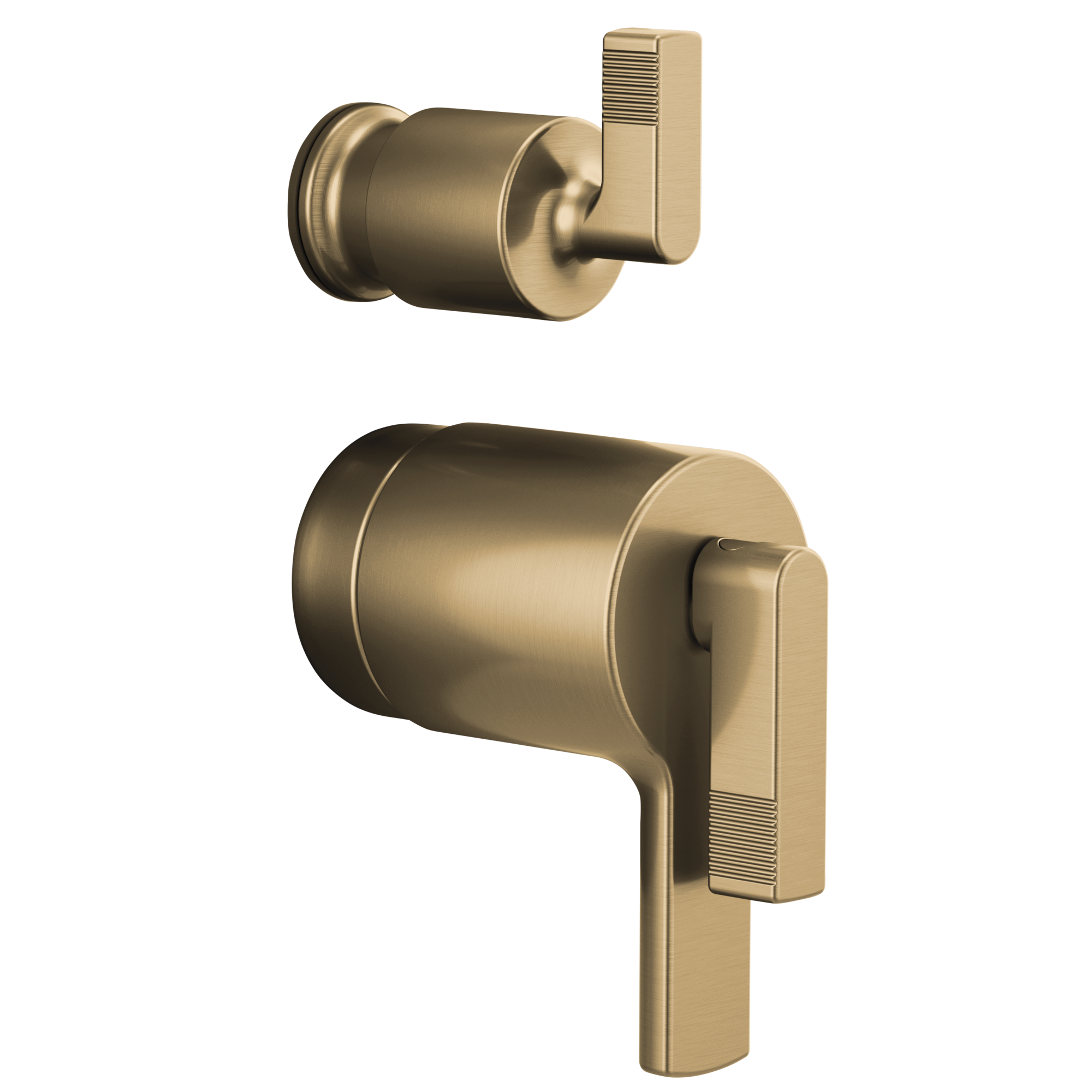 Brizo Kintsu®: TempAssure® Thermostatic Valve with Integrated Diverter Trim Lever Handle Kit - Maison&Co.