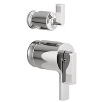 Brizo Kintsu®: TempAssure® Thermostatic Valve with Integrated Diverter Trim Lever Handle Kit - Maison&Co.