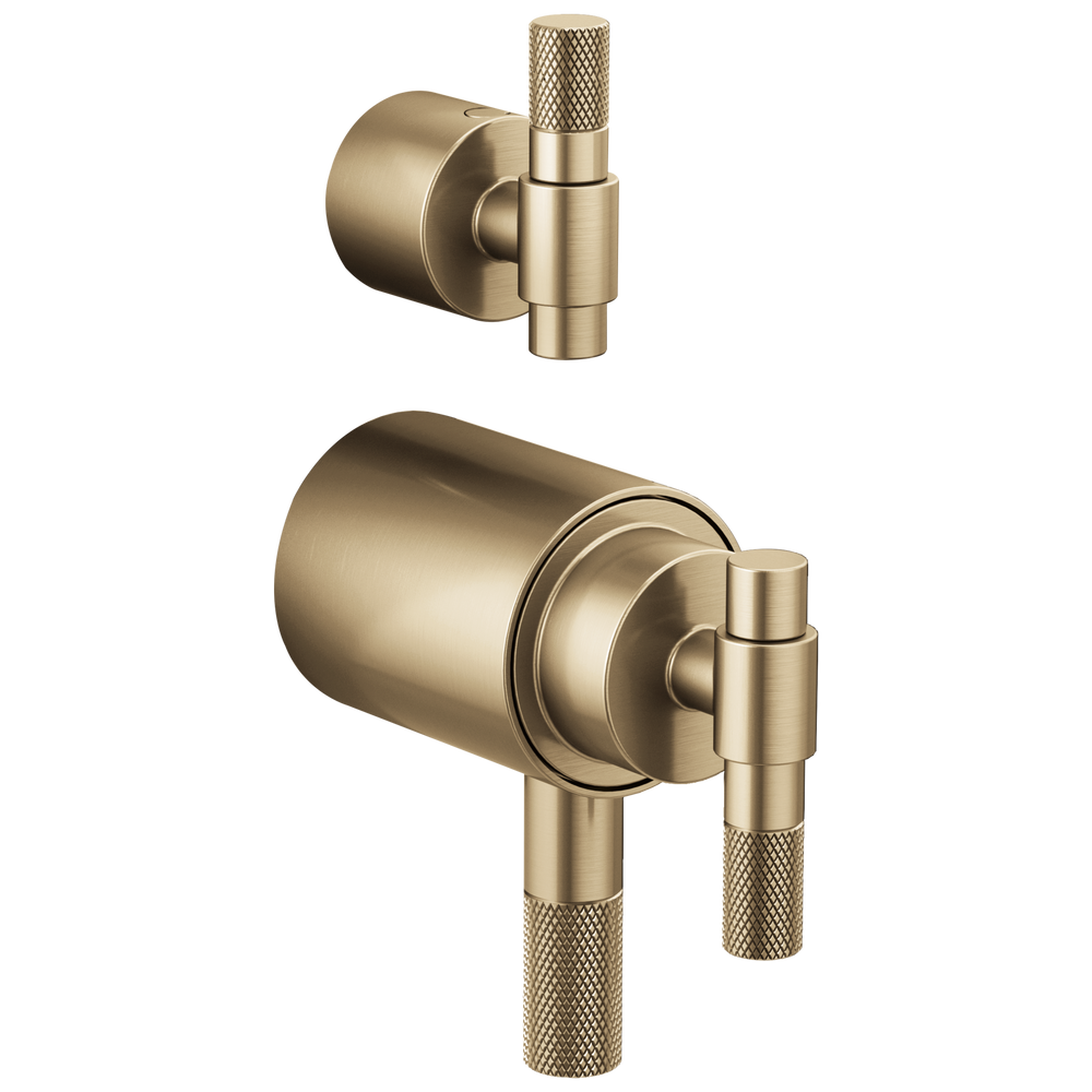 Brizo Litze®: TempAssure® Thermostatic Valve With Integrated Diverter T-Lever Handle Kit - Maison&Co.