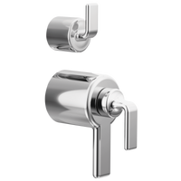 Brizo Allaria™: TempAssure® Thermostatic Valve Trim with Integrated Diverter Trim Twist Lever Handle Kit - Maison&Co.