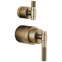 Brizo Litze®: Pressure Balance Valve with Integrated Diverter Trim T-Lever Handle Kit - Maison&Co.