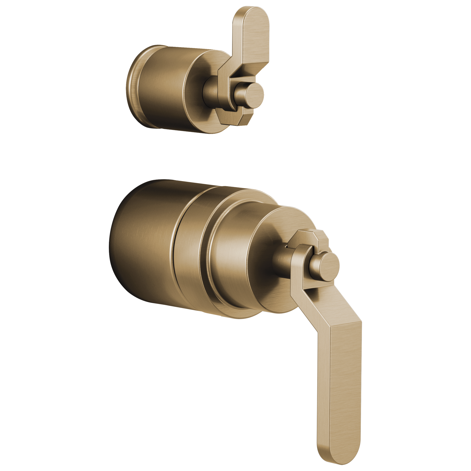 Brizo Litze®: Pressure Balance Valve with Integrated Diverter Trim Industrial Lever Handle Kit - Maison&Co.