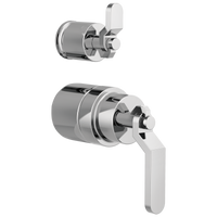 Brizo Litze®: Pressure Balance Valve with Integrated Diverter Trim Industrial Lever Handle Kit - Maison&Co.