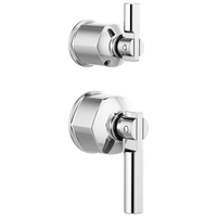 Brizo Invari®: Pressure Balance Valve with Integrated Diverter Trim Lever Handle Kit - Maison&Co.