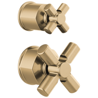 Brizo Invari®: Pressure Balance Valve with Integrated Diverter Trim Cross Handle Kit - Maison&Co.