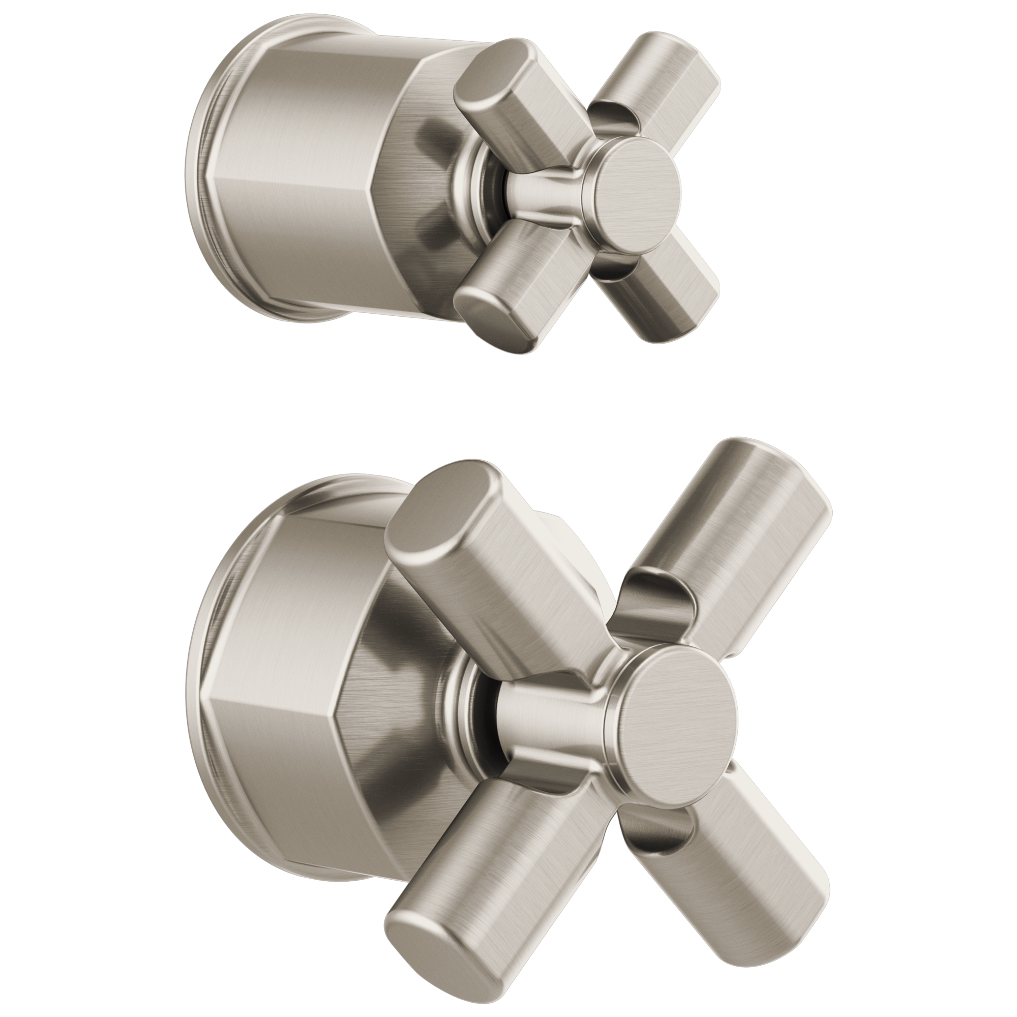 Brizo Invari®: Pressure Balance Valve with Integrated Diverter Trim Cross Handle Kit - Maison&Co.