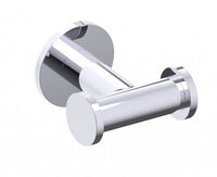 Kartners - 170132-99 - Nice - Double Prong Robe Hook  - Polished Chrome