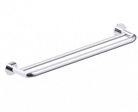 Kartners - 170242-99 - Nice - 24" Inch Double Bathroom Towel Bar  - Polished Chrome