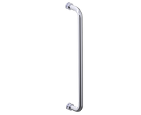 Kartners - 1707518-99 - Nice - 18" Inch Single Shower Door Handle  - Polished Chrome