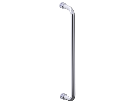 Kartners - 1707518-99 - Nice - 18" Inch Single Shower Door Handle  - Polished Chrome