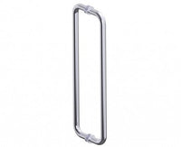 Kartners - 1707818-99 - Nice - 18" Inch Double Shower Door Handle  - Polished Chrome