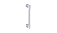 Kartners - 3667508-99 - Circo Knurled - 8" Inch Single Shower Door Handle  - Polished Chrome