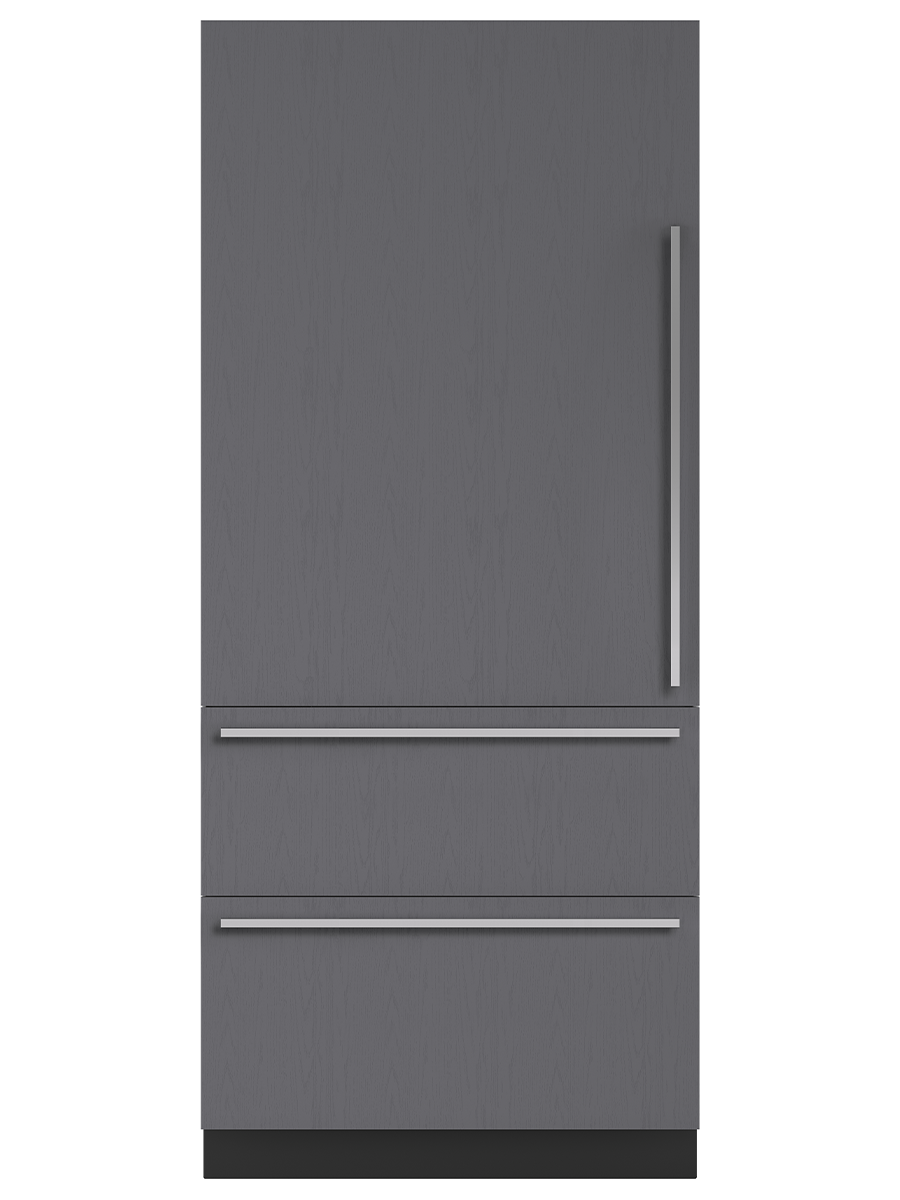 36" Designer Over-And-Under Refrigerator