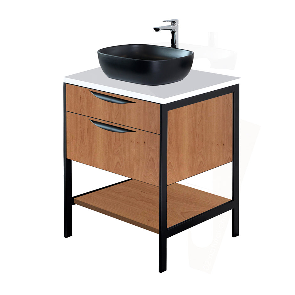 Metal frame  for free standing  under-counter vanity NAV-VS-24. Sold together with the cabinet.  W: 23 1/2", D: 21 3/4", H: 29". - Maison&Co.