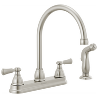 Peerless Elmhurst®: Two-Handle Kitchen Faucet with Spray - Maison&Co.