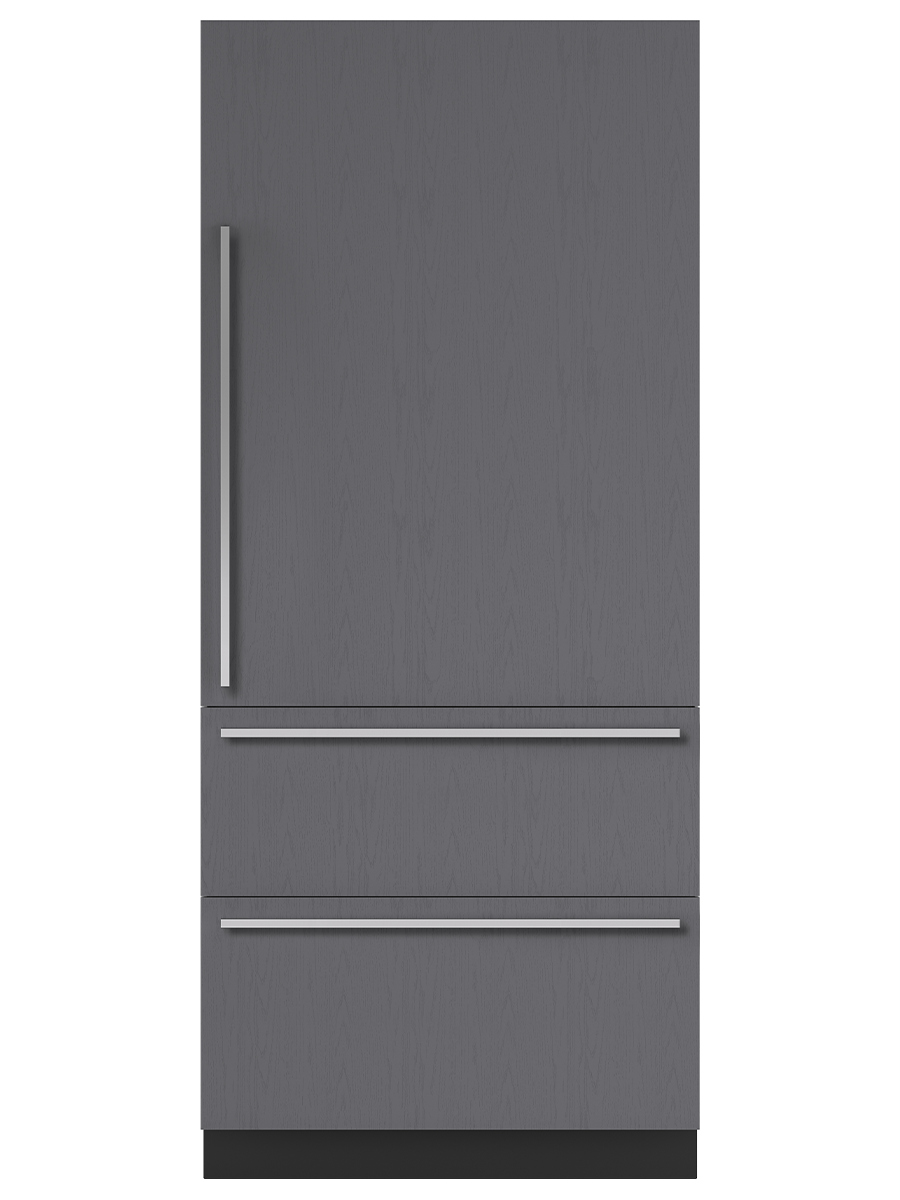 36" Designer Over-And-Under Refrigerator