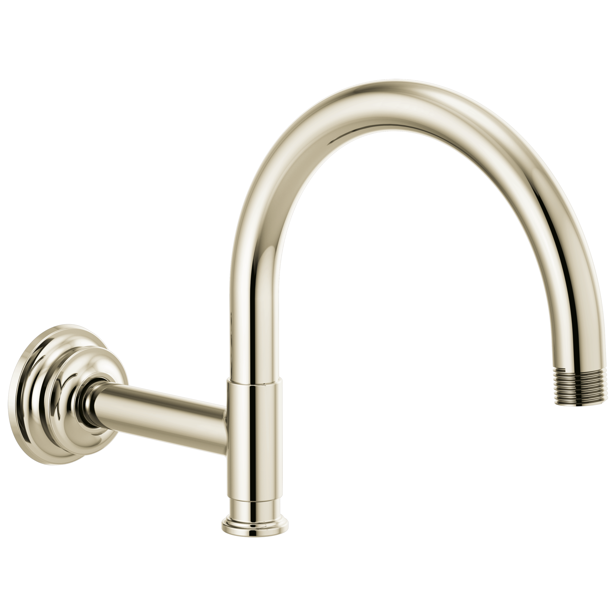 Brizo Invari®: 12 1/8" Arc Shower Arm And Flange - Maison&Co.